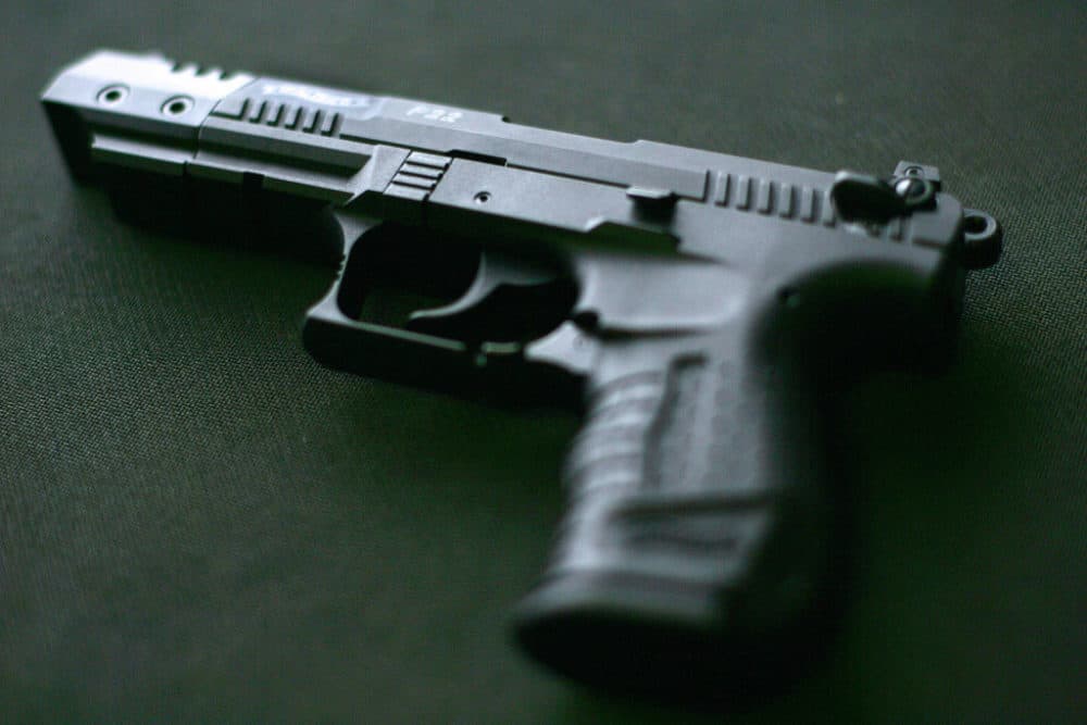 A Walther P22 pistol is pictured in April of 2007 in Centerville, Virginia. (Tim Sloan/AFP/Getty Images)