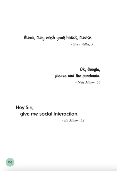 Six-word excerpts (Courtesy)