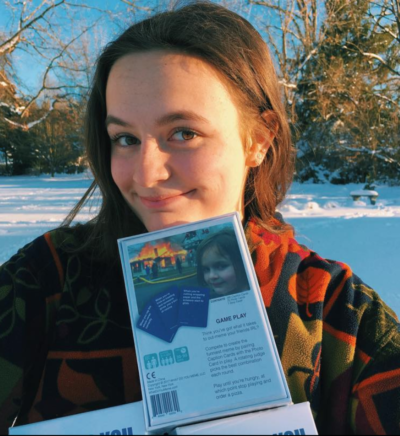 Zoë Roth promoting the "What Do You Meme" game on her Instagram page (Courtesy Zoë Roth).