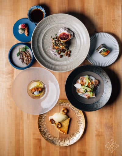 Food served at Reverence. (Photo by Cassie Zhang)