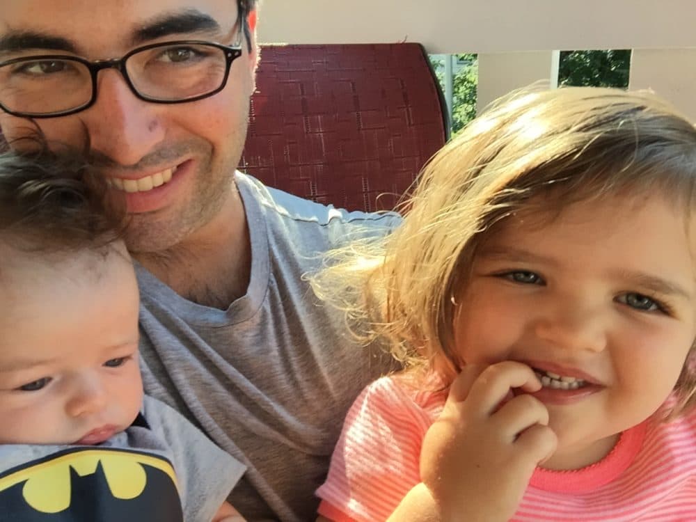 The author and his children in 2015. (Courtesy Jonathan Fitzgerald)