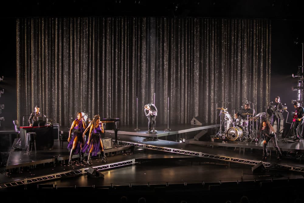The American Repertory Theater stage in full throttle with "Macbeth in Stride." (Courtesy Lauren Miller)