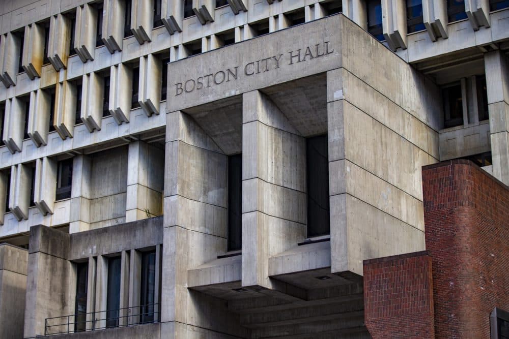 Boston City Hall. (Jesse Costa/WBUR)