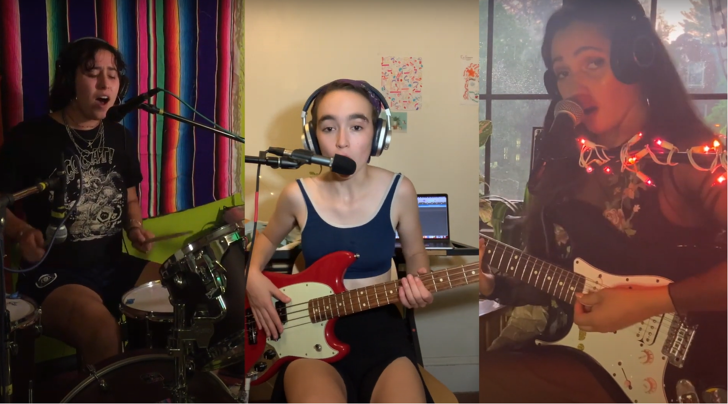 Kalliope Jones in a screenshot from their Tiny Desk Contest entry, "Bubblegum Heart." (Screenshot/YouTube)