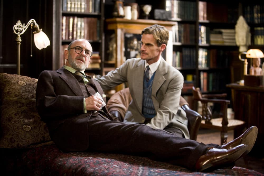 Martin Rayner and Mark H. Dold in the world premiere of "Freud's Last Session" in 2009. (Courtesy Kevin Sprague)