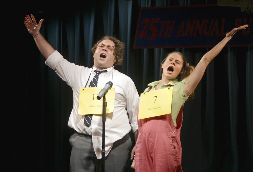 Dan Fogler and Celia Keenan-Bolger in "The 25th Annual Putnam County Spelling Bee." (Courtesy Joe Schuyler)