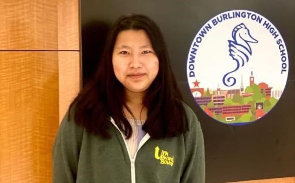 Samjana Rai is a college-bound senior in Vermont who arrived from Nepal when she was in 7th grade. (Ben James/Connecticut Public Radio)