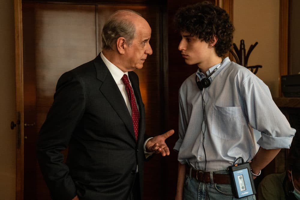 Toni Servillo and Filippo Scotti in Paolo Sorrentino's "The hand of God." (Courtesy Gianni Fiorito/Netflix)