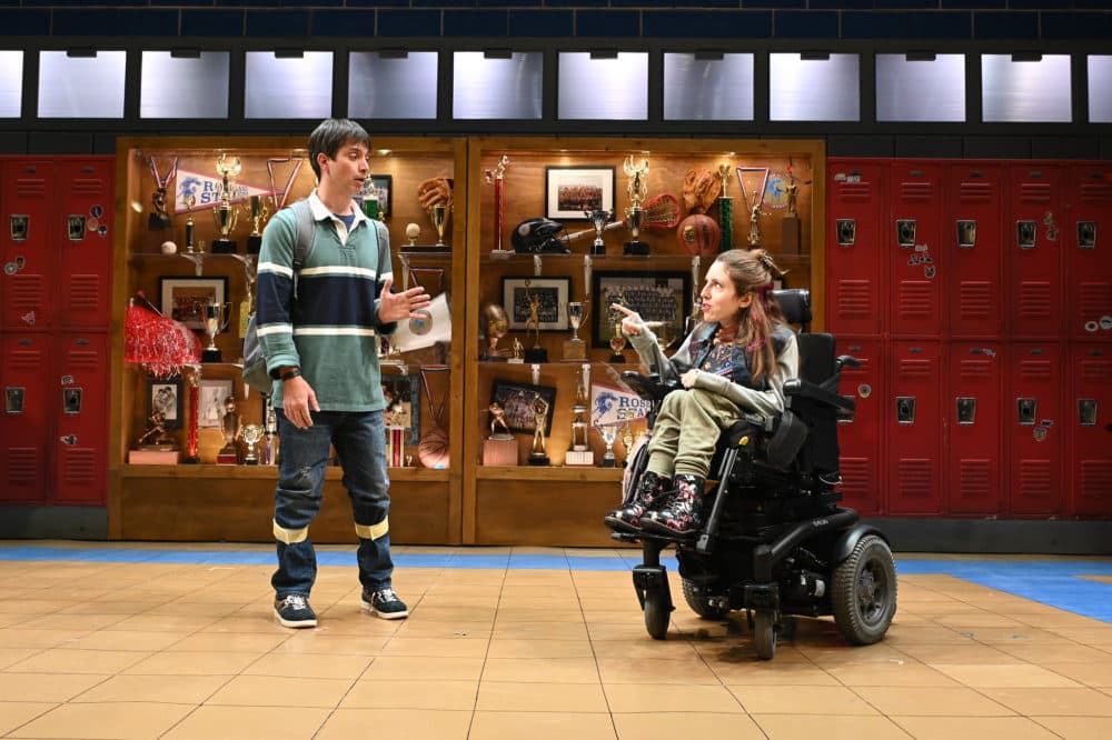 Gregg Mozgala and Shannon DeVido in "Teenage Dick" at the Huntington Theatre Company. (Courtesy Teresa Castracane)
