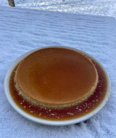 Maple creme caramel (Kathy Gunst/Here & Now)