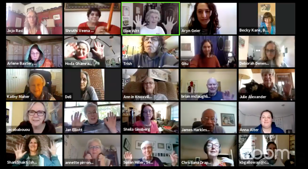 A screenshot from Daily Antidote of Song's Facebook video on Oct. 1, 2021.