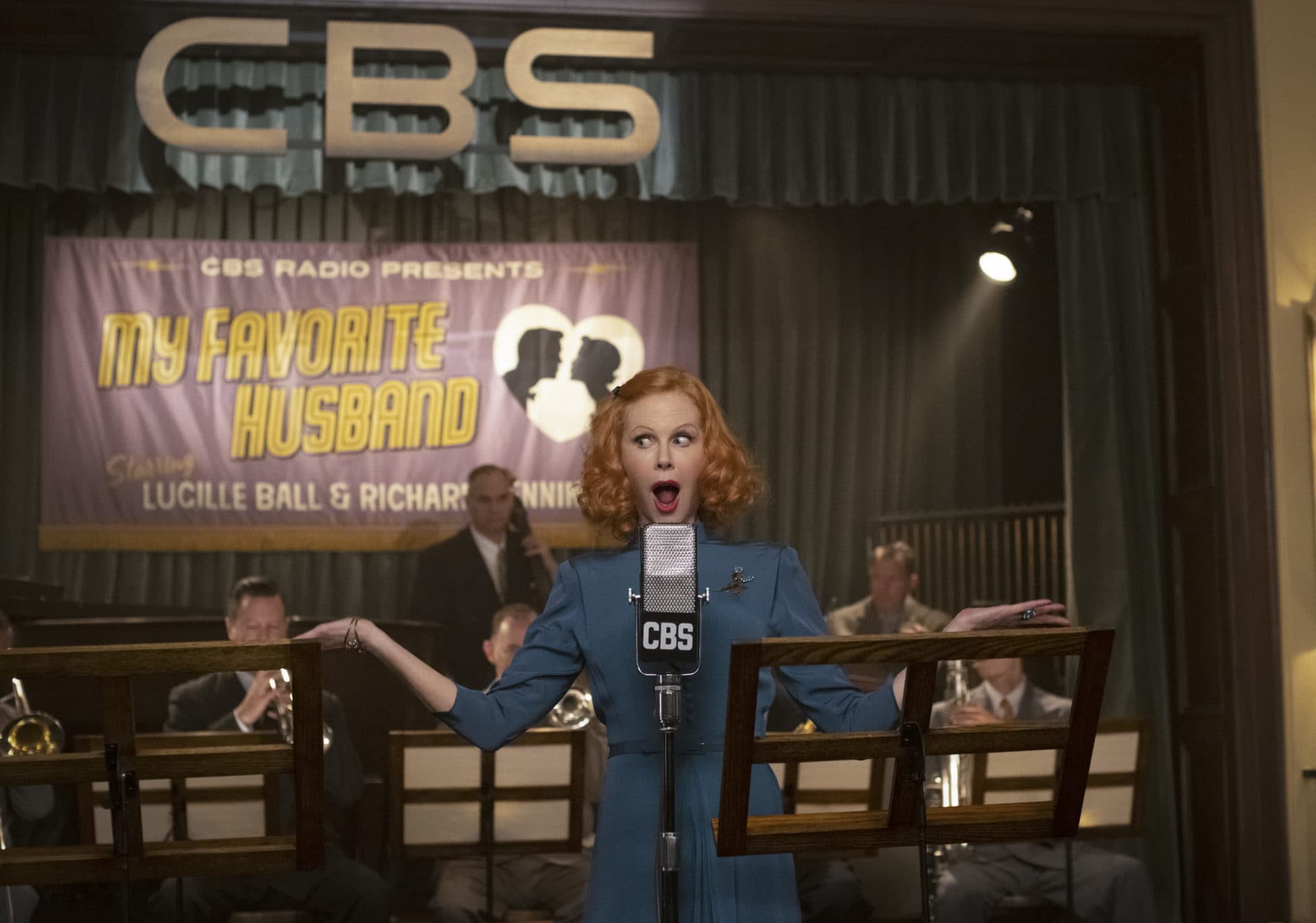 Nicole Kidman as Lucille Ball in "Being the Ricardos." (Courtesy Glen Wilson/Amazon Content Services LLC)