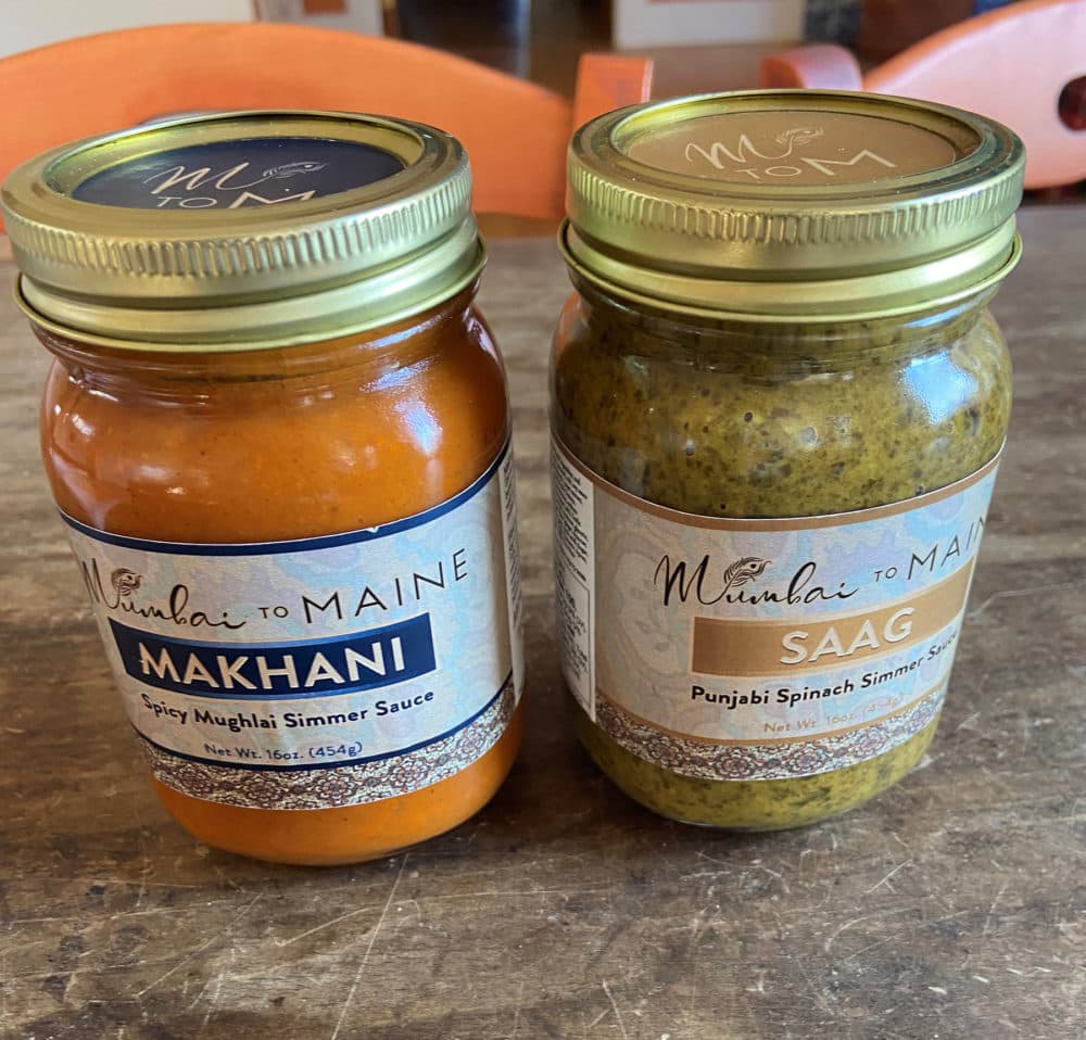Cherie Scott’s Mumbai to Maine Makhani. (Kathy Gunst/Here & Now)