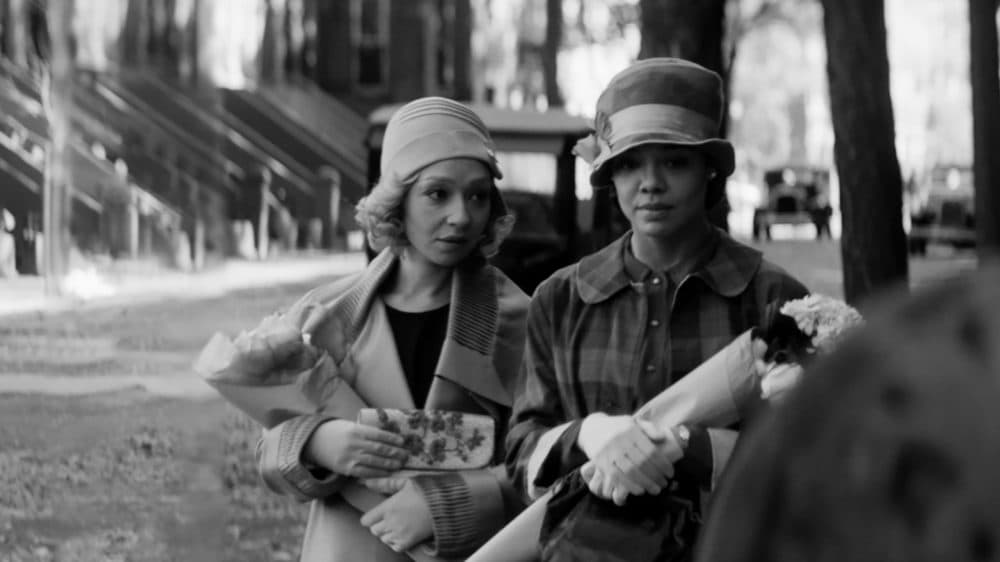 Ruth Negga and Tessa Thompson appear in "Passing" by Rebecca Hall. (Courtesy of Sundance Institute)