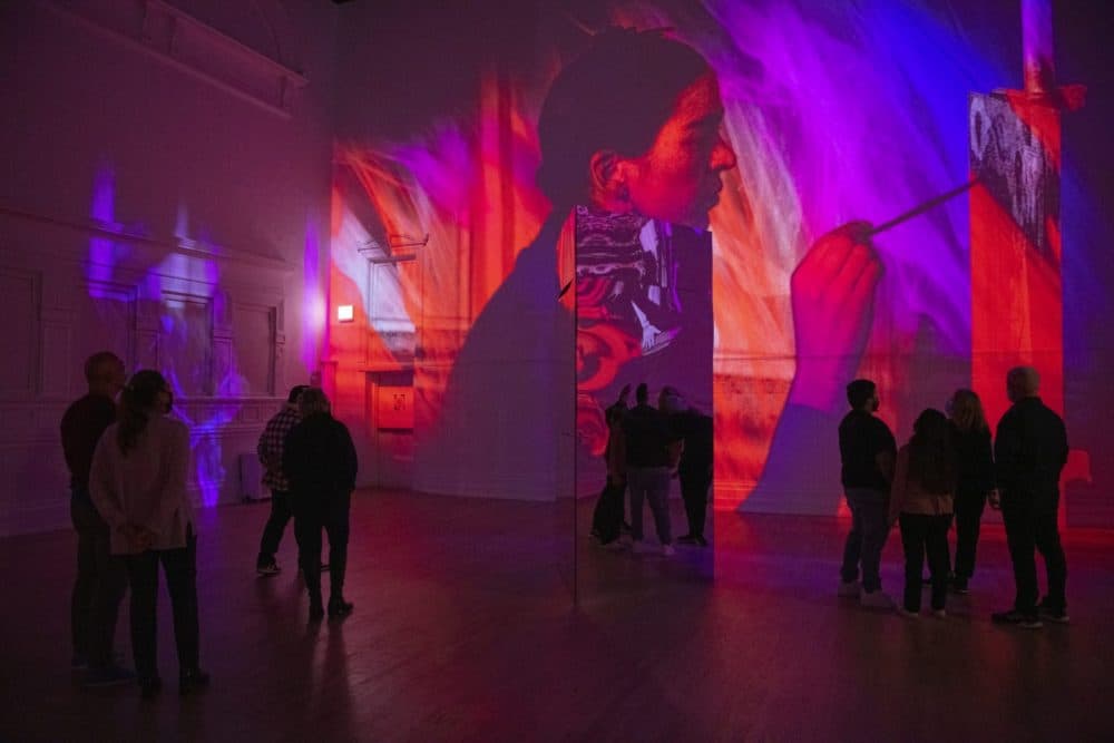 An installation view of "Frida: Immersive Dream." (Courtesy Lighthouse Immersive)