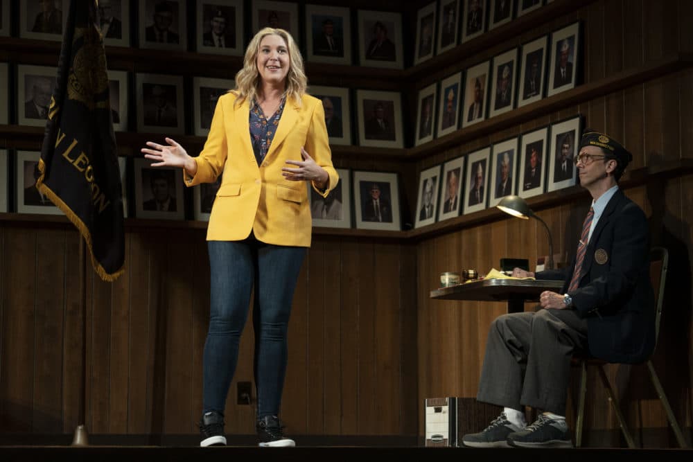 Cassie Beck (left) and Mike Iveson in the North American tour of "What The Constitution Means To Me." (Courtesy Joan Marcus)