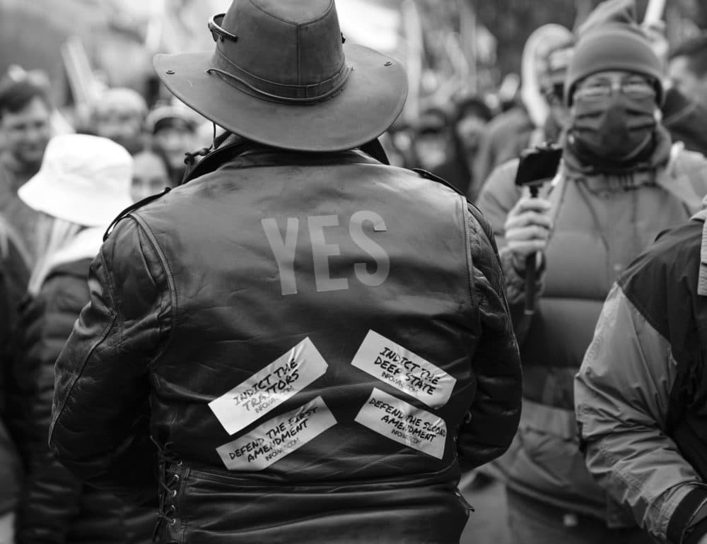 Crowds gather for the "Stop the Steal" rally on January 06, 2021 in Washington, DC. Trump supporters gathered in the nation's capital to protest the ratification of Joe Biden's Electoral College victory over President Trump in the 2020 election. (Robert Nickelsberg/Getty Images)