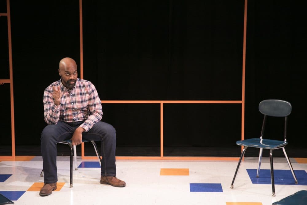 Maurice Emmanuel Parent in "Mr. Parent" at the Lyric Stage Company of Boston. (Courtesy Mark S. Howard)