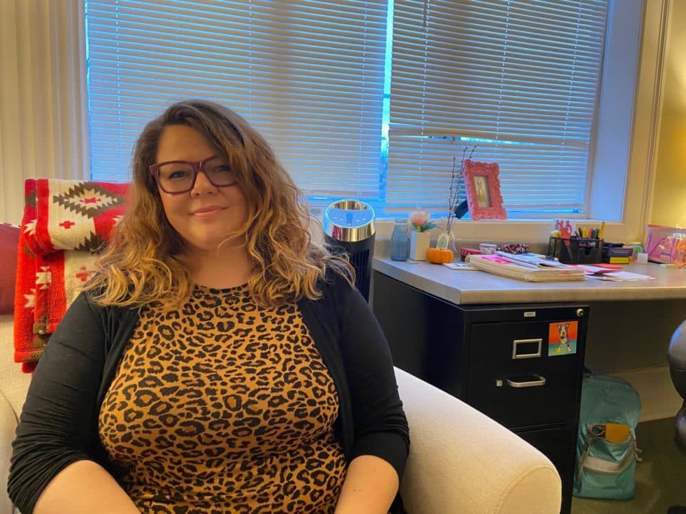 Jo Ann Ondusa runs a mental health program in Holyoke. (Karen Brown/NEPM)