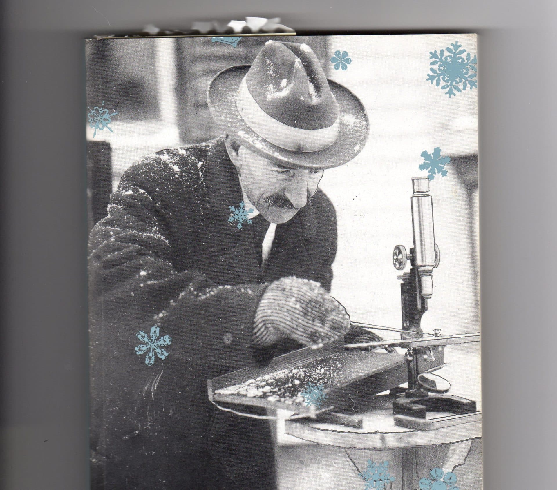 Wilson Bentley with his microscope. (Courtesy Jericho Historical Society)