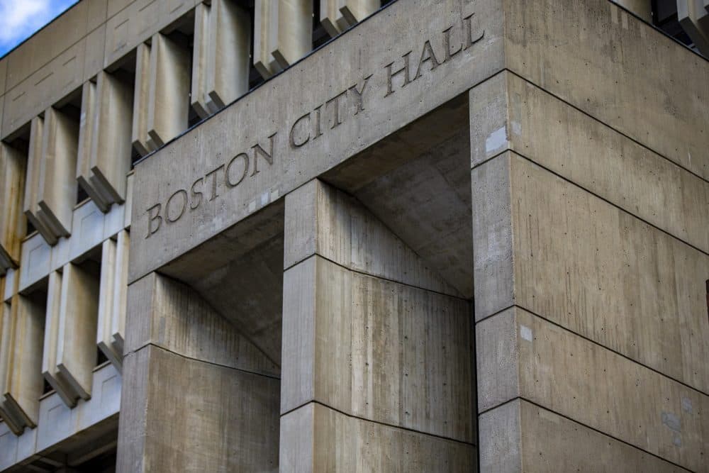 Boston City Hall. (Jesse Costa/WBUR)