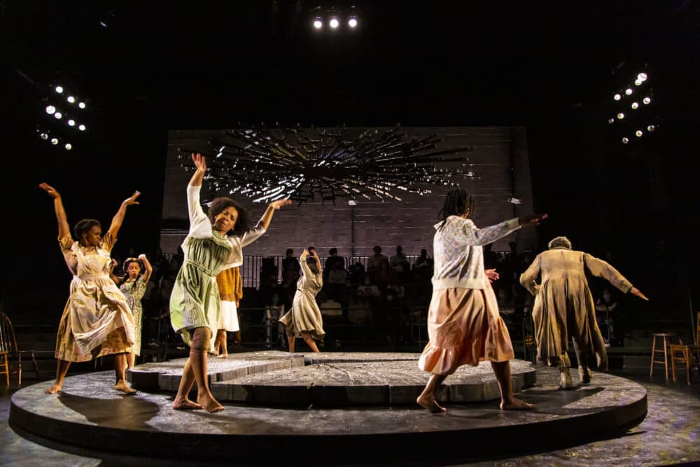 The cast of "The Bluest Eye" at the Huntington Theatre Company. (Courtesy T Charles Erickson)