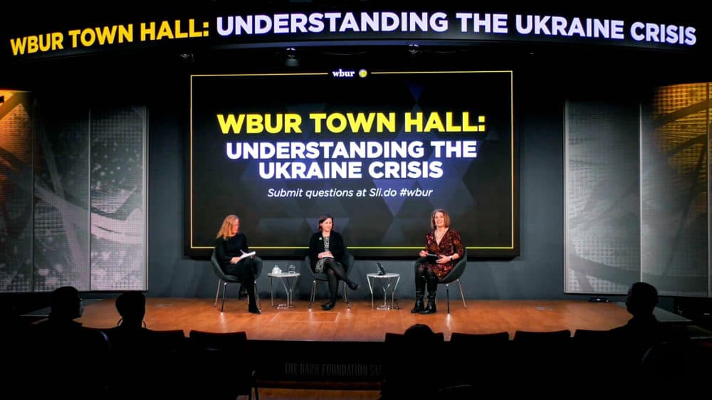 Image from the WBUR CitySpace  Town Hall: Understanding the Ukraine Crisis