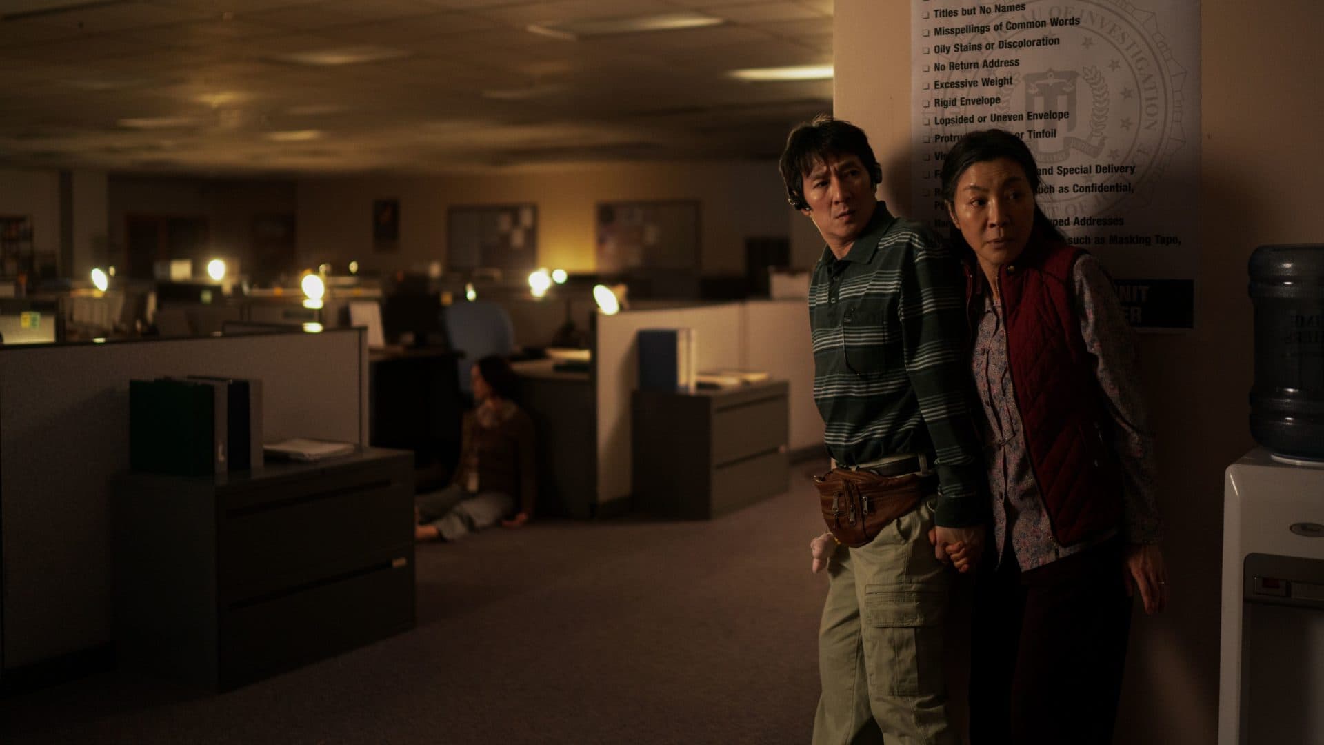 Ke Huy Quan and Michelle Yeoh in "Everything Everywhere All at Once." (Courtesy A24)