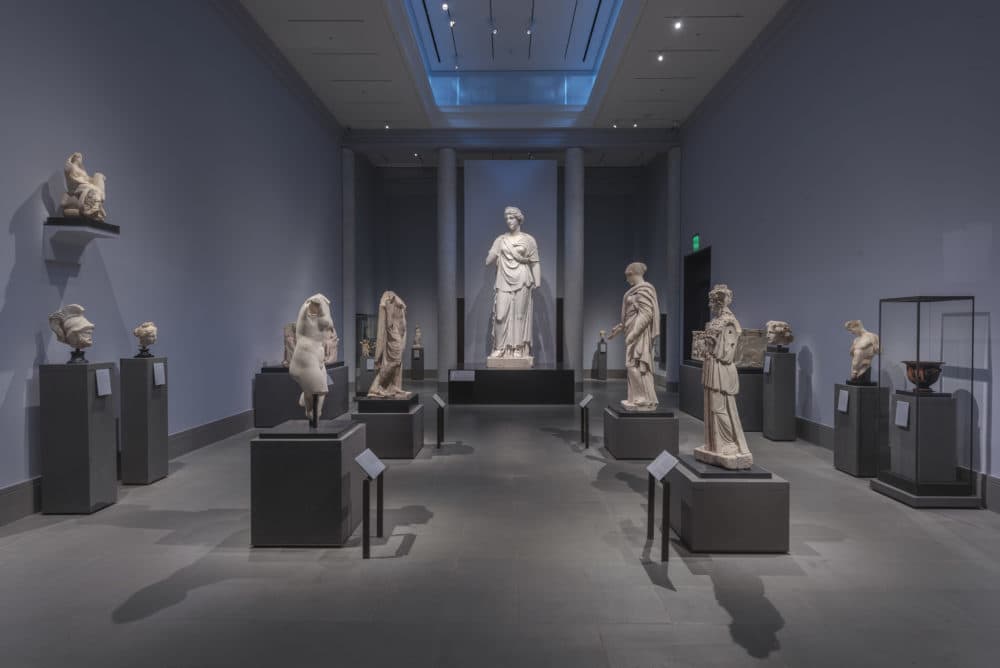 Gods and Goddesses Gallery for Greek and Roman art at the Museum of Fine Arts, Boston. (Courtesy Museum of Fine Arts, Boston)