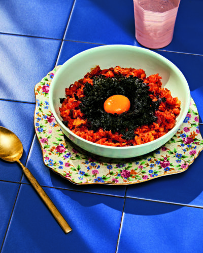 Smażony Ryż Kimchi z żółtkiem jajka Erica (Jenny Huang)