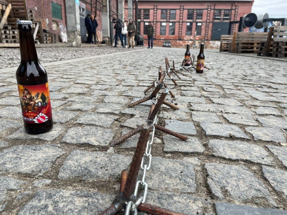 Yuri Zastavny, co-owner of Pravda Brewery in Lviv, says the brewery is making a victory beer that will be ready in 5 to 6 weeks in hopes it will mark the end of the war. (Courtesy)