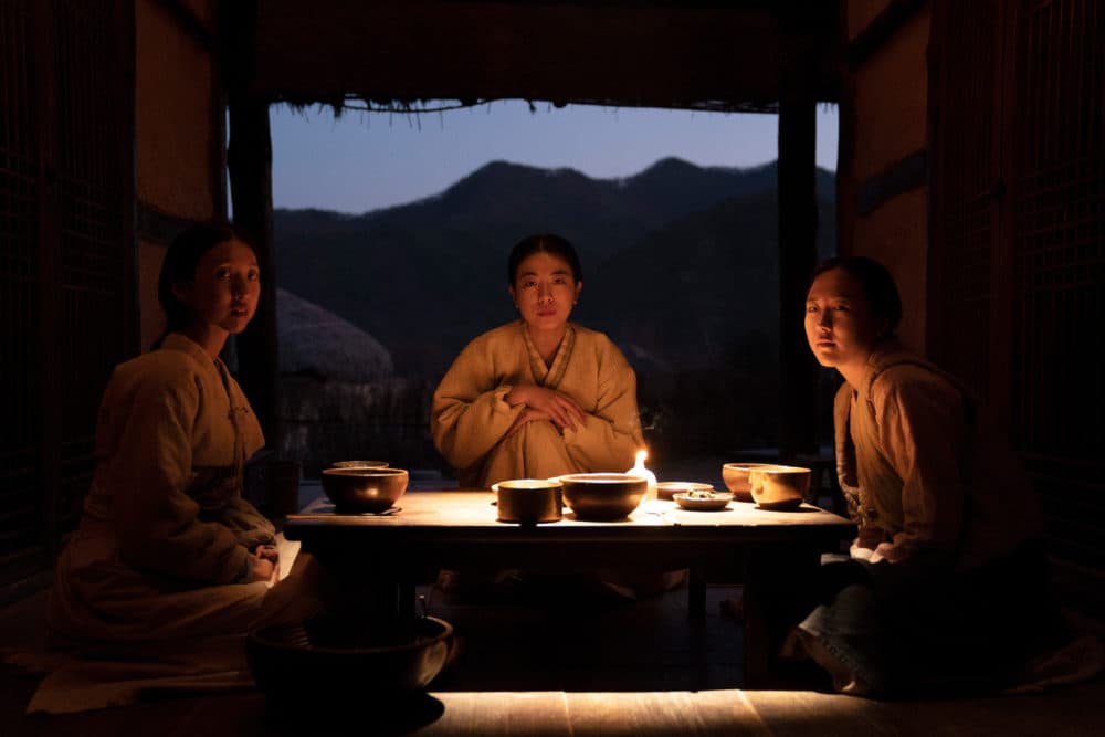 Inji Jeong, Yeji Yeon and Bomin Kim in “Pachinko." (Apple TV+)