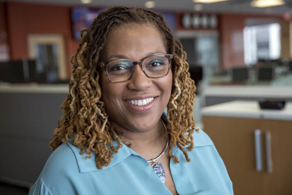 WBUR's inaugural Director of Diversity, Equity and Inclusion, Lisa Smith-McQueenie.