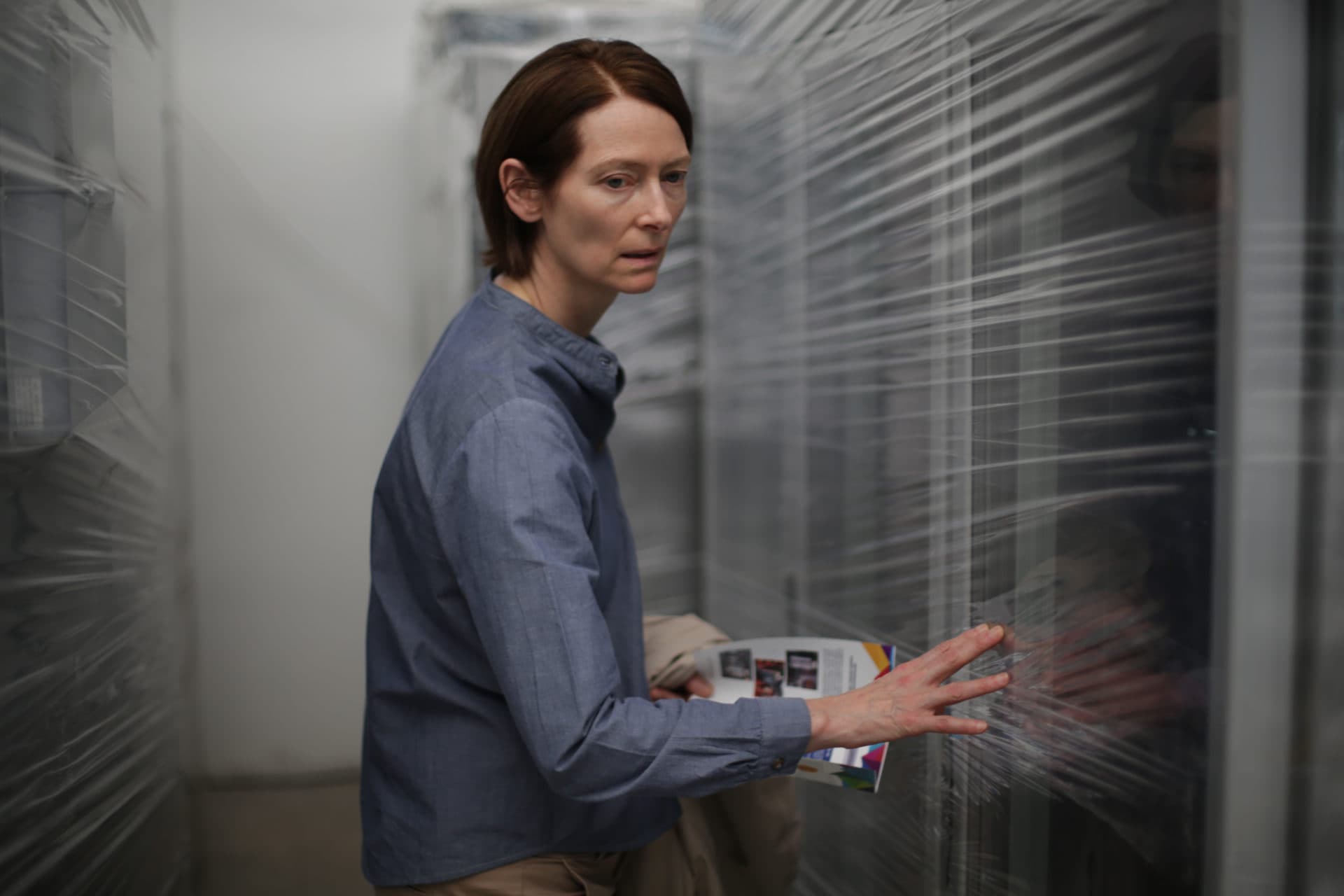 Tilda Swinton in "Memoria." (Courtesy NEON)