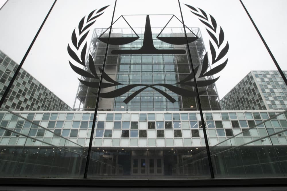 The International Criminal Court, or ICC, is seen in The Hague, Netherlands. (Peter Dejong/AP)
