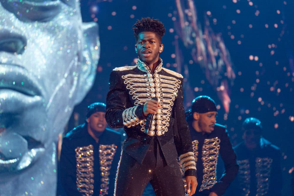 Lil Nas X performs onstage during the 64th annual Grammy awards on April 03, 2022 in Las Vegas, Nevada. (Emma McIntyre/Getty Images for The Recording Academy)