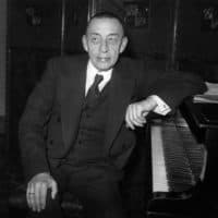 Russian composer and pianist Sergei Rachmaninov (1873 - 1943) at the Piccadilly Hotel in London in 1938.  (Keystone/Getty Images)