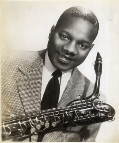 Harry Carney during his years with the Duke Ellington Orchestra, in an undated portrait. (Getty)