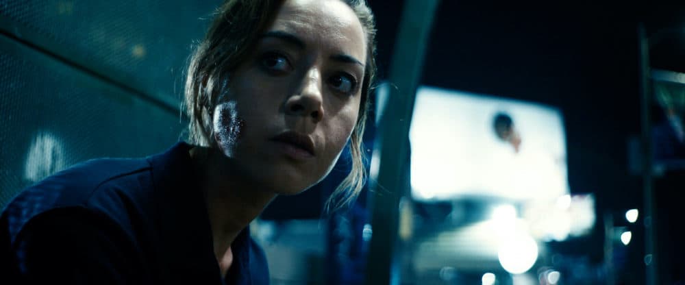 Aubrey Plaza in a still from the film "Emily the Criminal." (Courtesy IFFBoston)