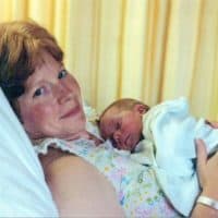 The author and her mother on June 18, 1978. (Courtesy Kate Peltz)