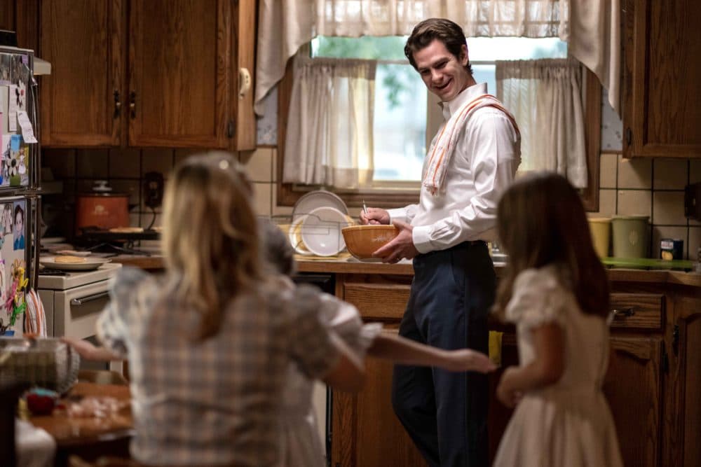 Andrew Garfield as Jeb Pyre in "Under the Banner of Heaven." (Michelle Faye/FX)