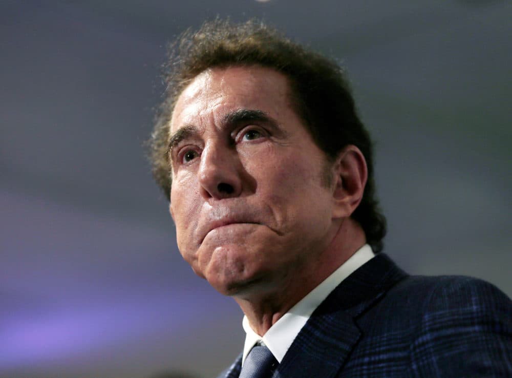 FILE - Casino mogul Steve Wynn is seen at a news conference in Medford, Mass., on March 15, 2016. (Charles Krupa/AP File)