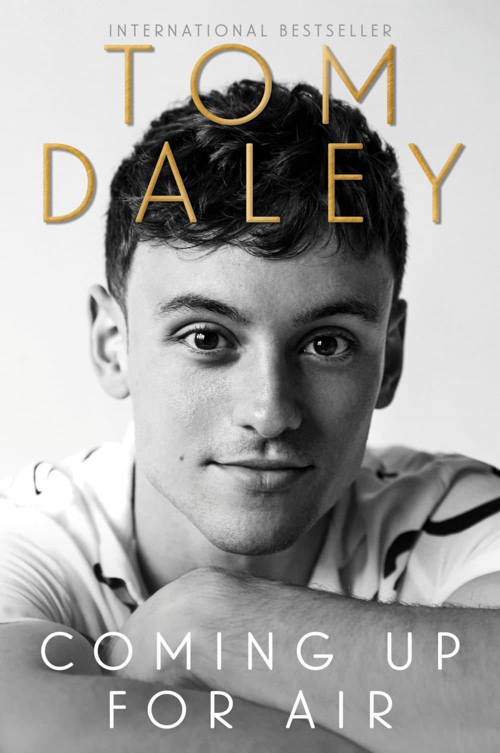 Tom Daley. His memoir "Coming Up for Air." (Courtesy)