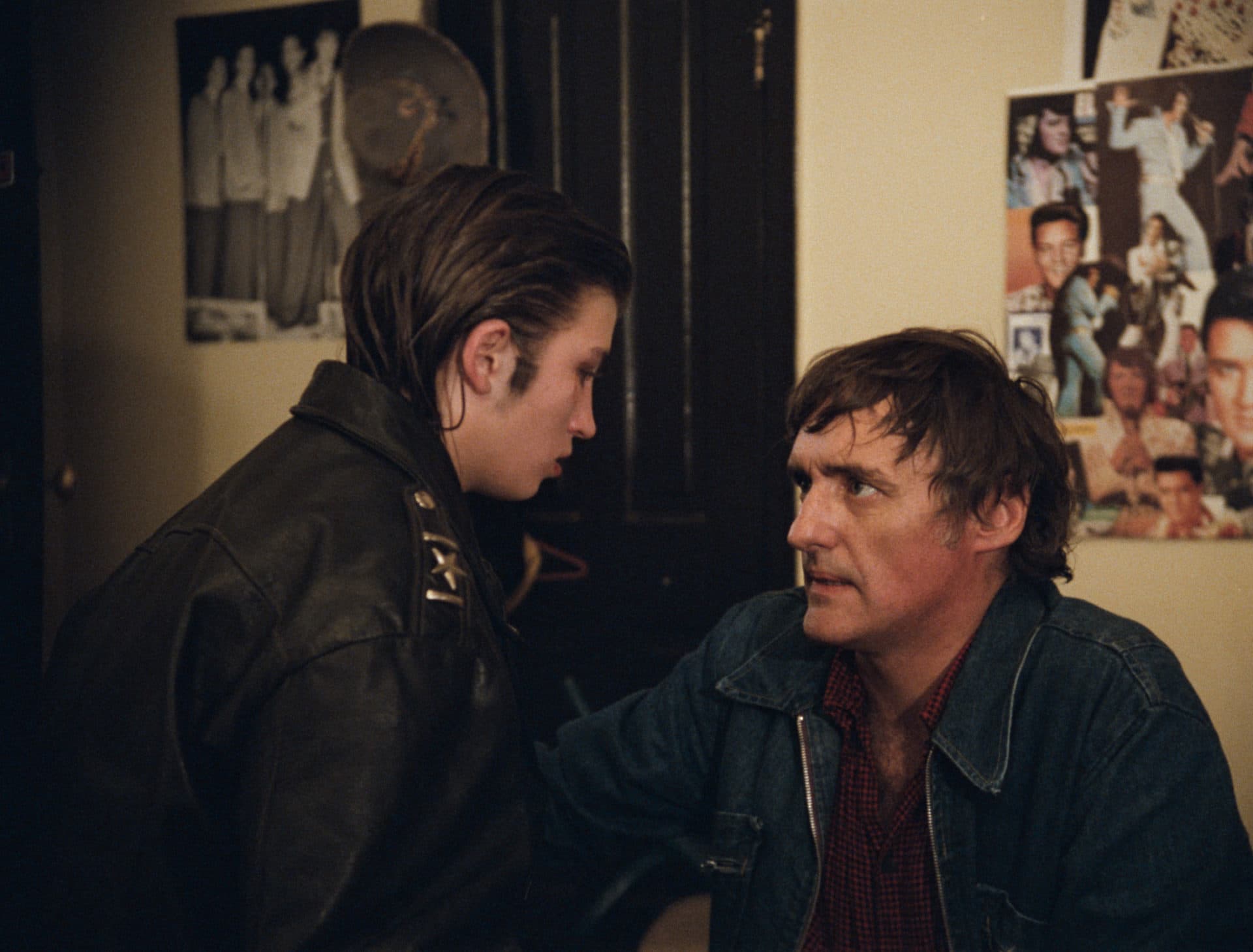 Linda Manz and Dennis Hopper in "Out of the Blue." (Courtesy Brattle Theatre)