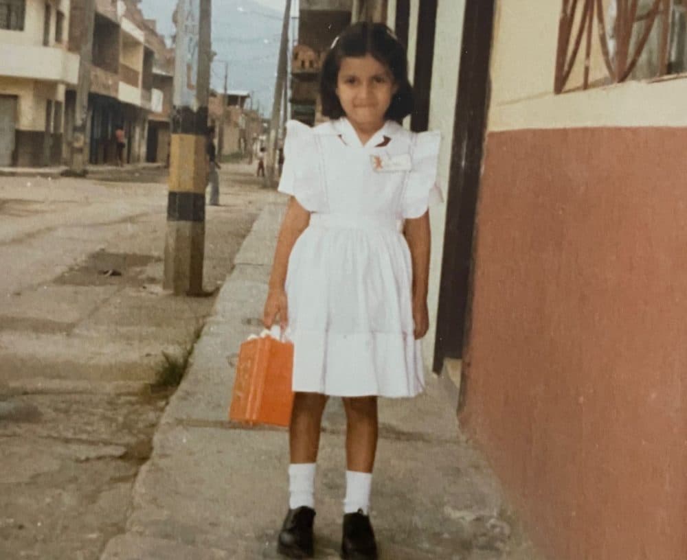 The author as a girl in Medellín, Colombia circa 1984. (Courtesy Lorena Hernández Leonard)