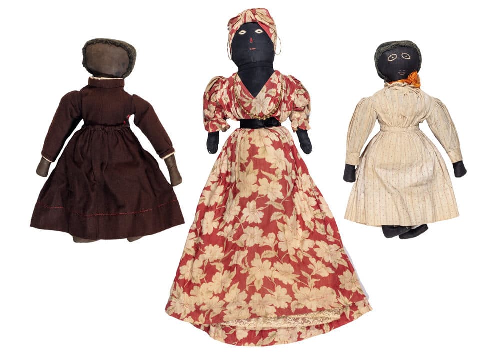 Dolls made by Harriet Jacobs in the 1850s to 1860s. (Glen Castellano)