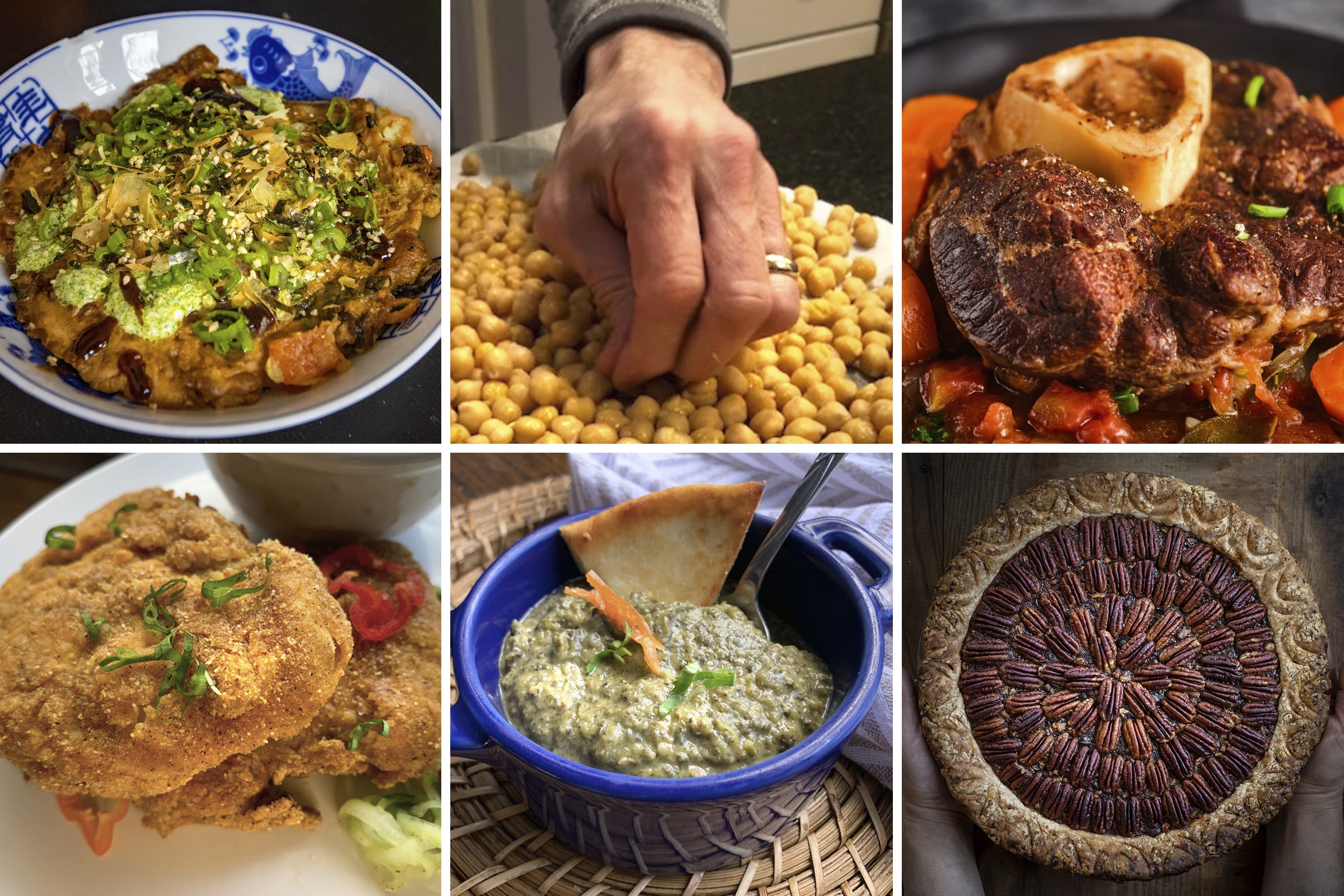 Various recipes for you to try out from our food and climate newsletter. (Composite Jesse Costa/WBUR)