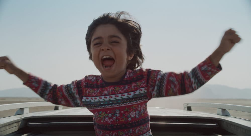 Rayan Sarlak in a still from the film "Hit the Road." (Courtesy Kino Lorber)