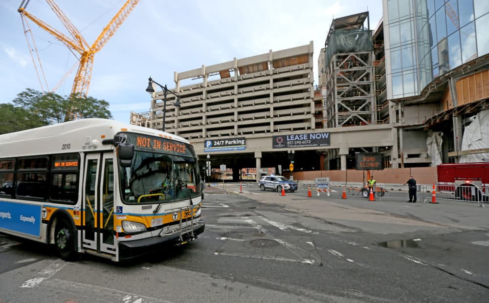 The MBTA suspended Green and Orange line service Thursday due to a structural issue at Government Center Garage. (Matt Stone/MediaNews Group/Boston Herald via Getty Images)