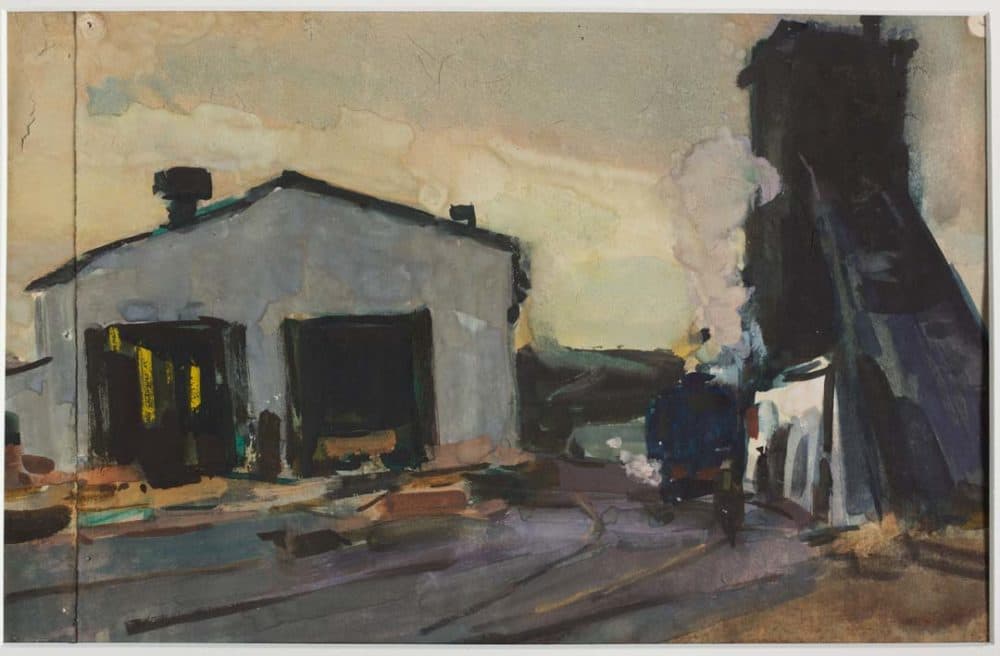 Felix Lembersky, untitled, Nizhny Tagil, 1958, gouache on paper. (Courtesy)